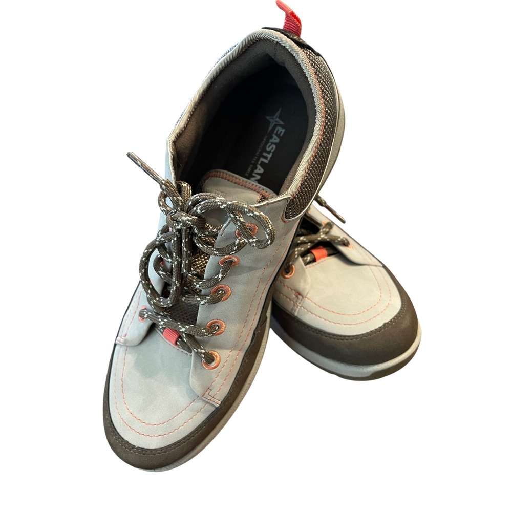 Eastland Erika Women Size 10 Gray Brown Lace Up Hiking Walking Shoes